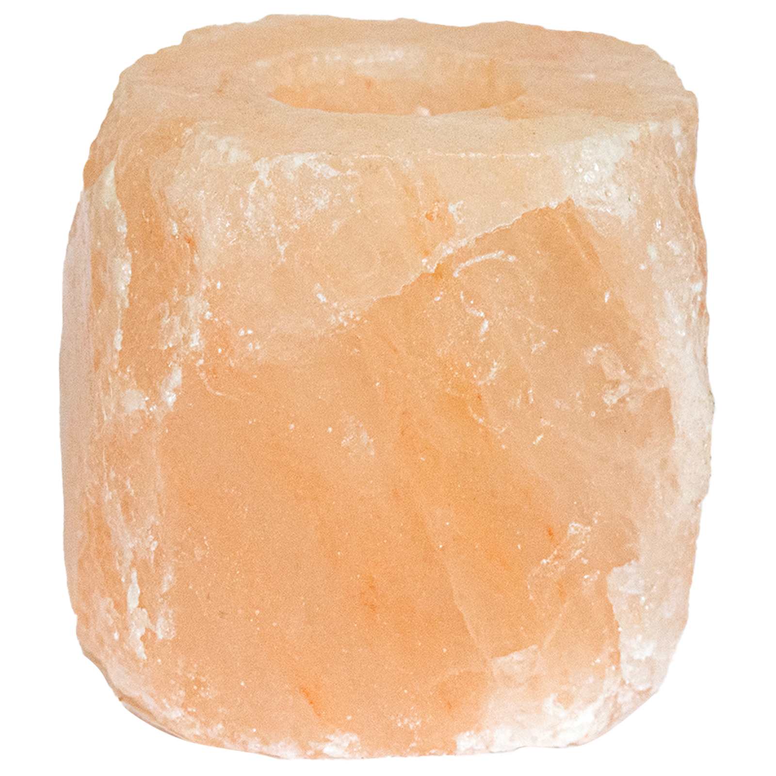 Portacandele in pietra di sale Rosa Sale Rock | homemem39