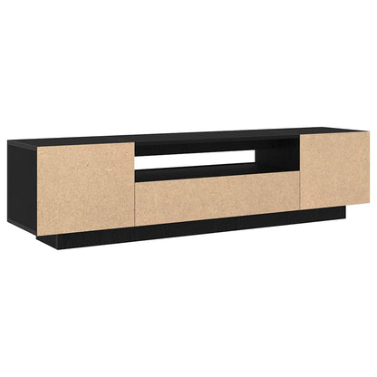 Mobile TV Nero 160 x 35 x 40 cm Legno multistrato