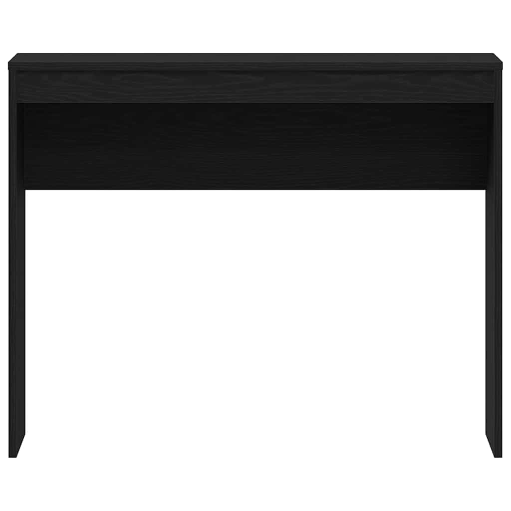 Scrivania Rovere Nero 90x40x72 cm in Legno Multistrato - homemem39