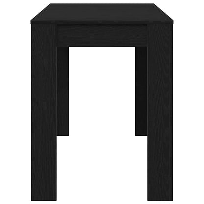 Tavolo da Pranzo Rovere Nero 120x60x76 cm Legno Multistrato | homemem39