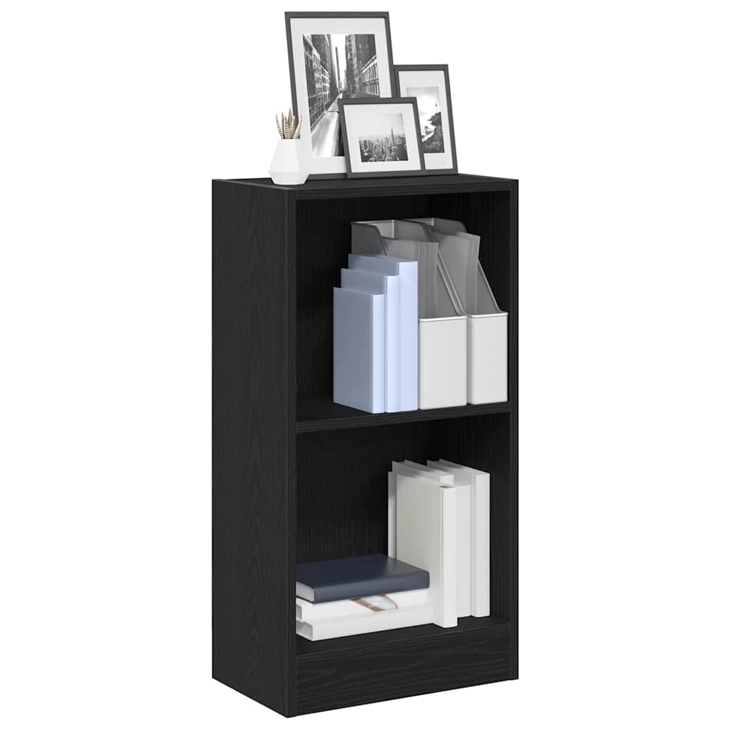 Libreria Rovere Nero 40x24x76 cm in Legno Multistrato | homemem39