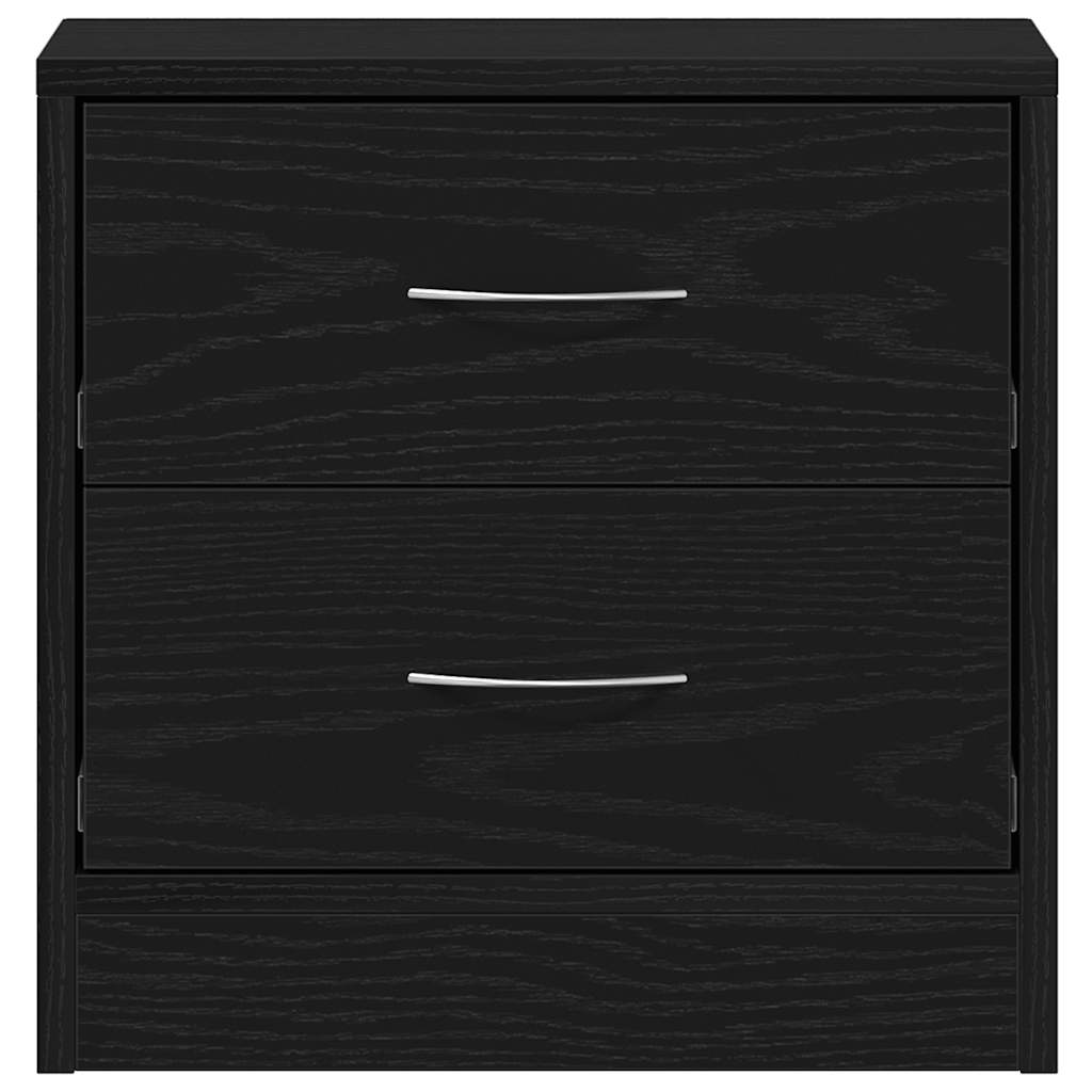 Comodini 2pz Rovere Nero 40x30x40 cm in Legno Multistrato - homemem39