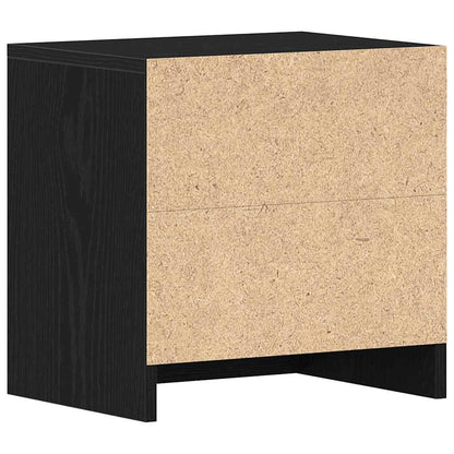 Comodini 2pz Rovere Nero 40x30x40 cm in Legno Multistrato - homemem39