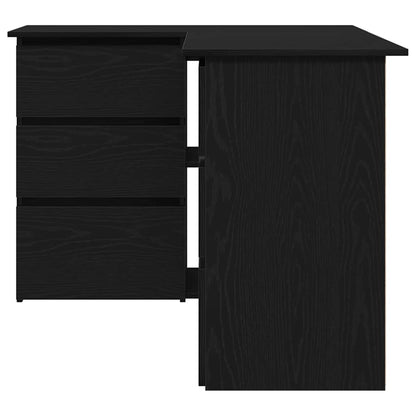 Scrivania Rovere Nero 145 x 100 x 76 cm Legno multistrato