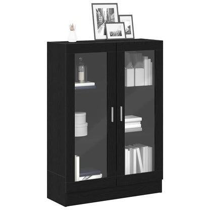 Libreria Rovere Nero 82,5x30,5x115 cm in Legno Multistrato | homemem39