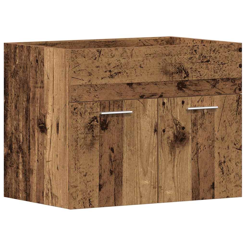 Mobile Lavabo Bagno Legno Antico 60x38,5x46 cm in Truciolato | homemem39