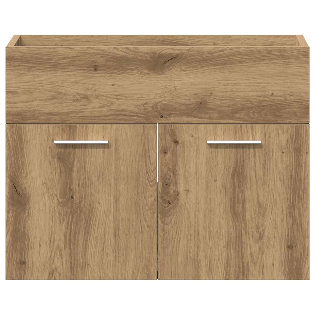 Mobile Lavabo Bagno Rovere Artigianale 60x38,5x46 cm Truciolato