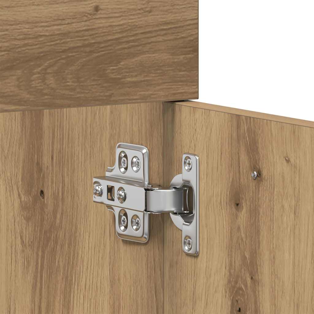 Mobile Lavabo Bagno Rovere Artigianale 60x38,5x46 cm Truciolato