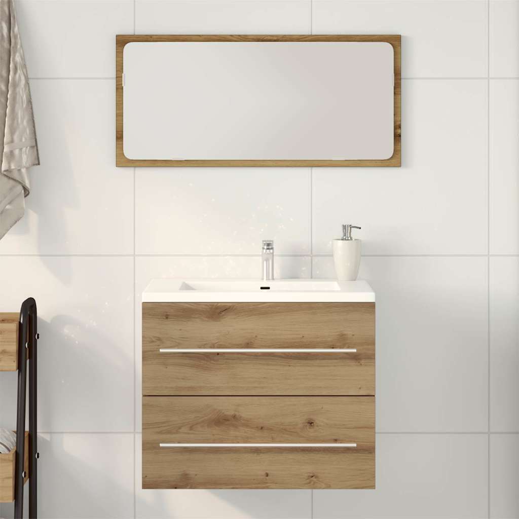 Mobile Lavabo Bagno Artigianale 60x38,5x48 cm Legno Multistrato | homemem39