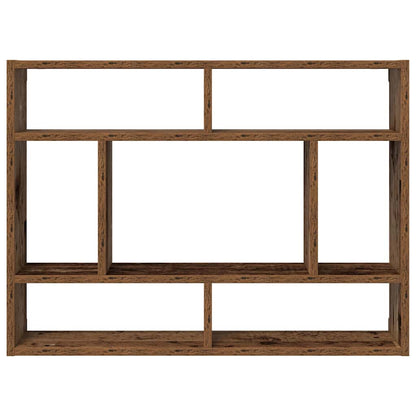 Mensola a Muro Legno Antico 75x16x55 cm in Legno Multistrato | homemem39