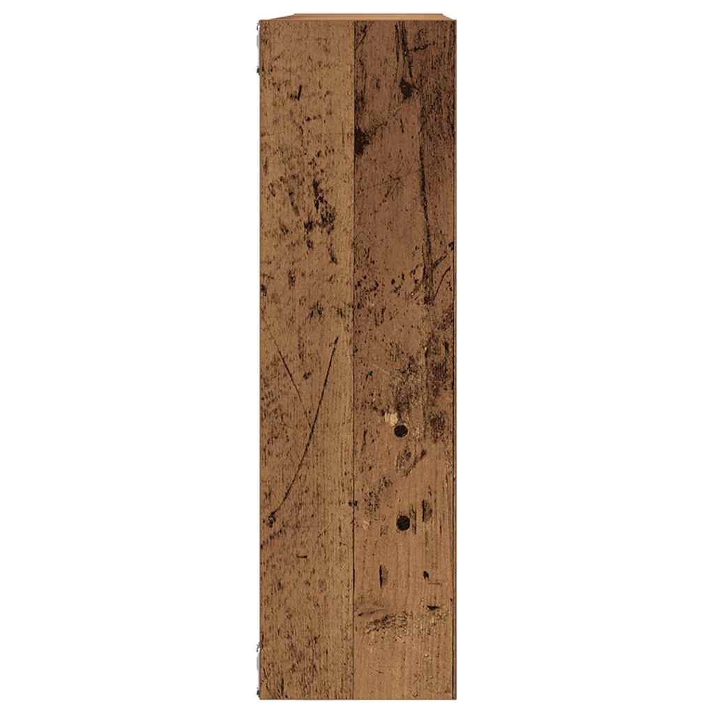Mensola a Muro Legno Antico 75x16x55 cm in Legno Multistrato | homemem39