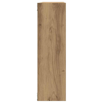 Scaffale a Parete Rovere Artigianale 75x16x55 cm in Truciolato | homemem39