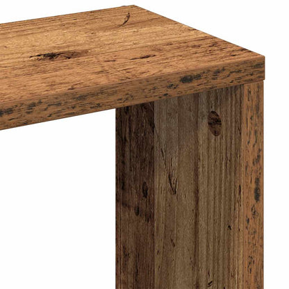 Mensola da parete in legno antico 36x16x90 cm in legno ingegnerizzato | homemem39