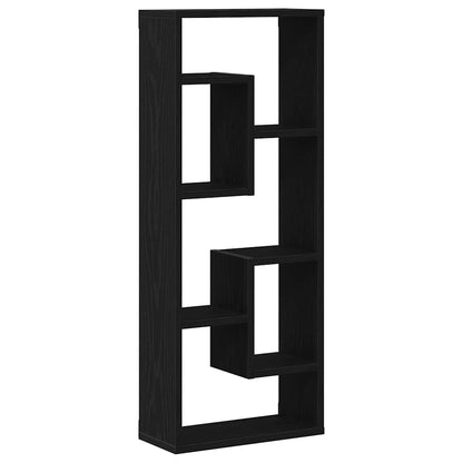 Mensola da parete in rovere nero 36x16x90 cm in legno ingegnerizzato | homemem39