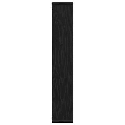 Mensola da parete in rovere nero 36x16x90 cm in legno ingegnerizzato | homemem39