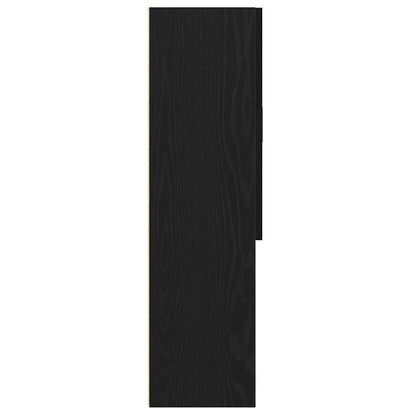 Mobile per Lavatrice Rovere Nero 70,5x25,5x90 cm | homemem39
