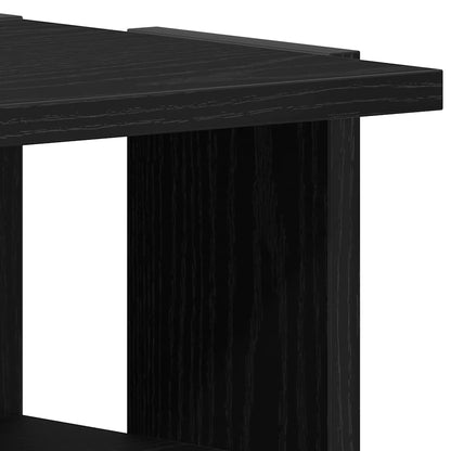 Scarpiere 2 pz Rovere Nero 25x27x102 cm in Legno Multistrato