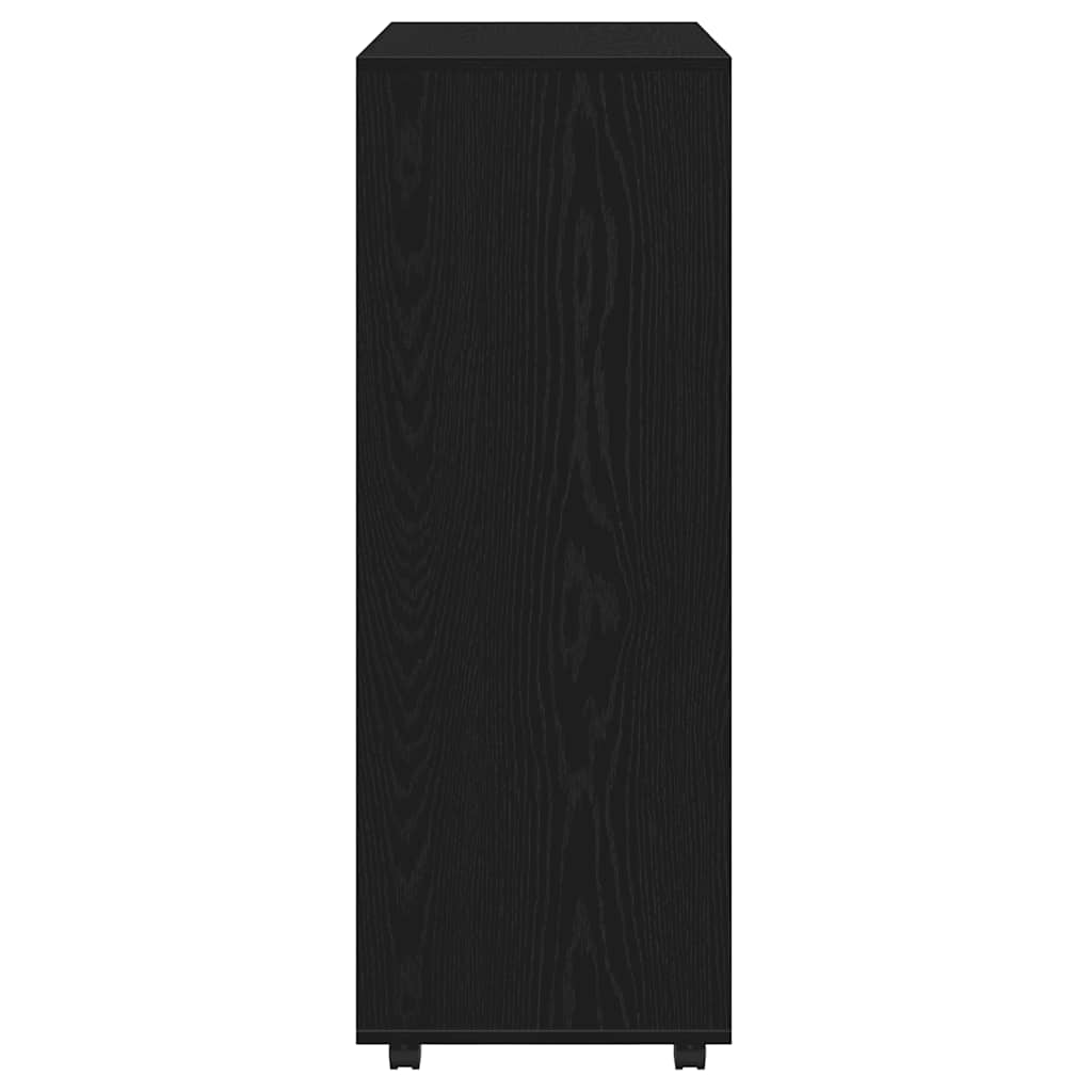 Armadio Rovere Rovere Nero 80x40x110 cm in Legno Multistrato - homemem39