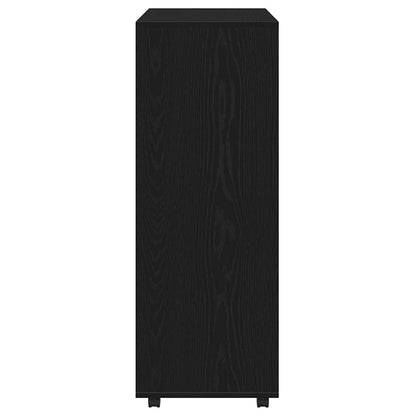 Armadio Rovere Rovere Nero 80x40x110 cm in Legno Multistrato - homemem39