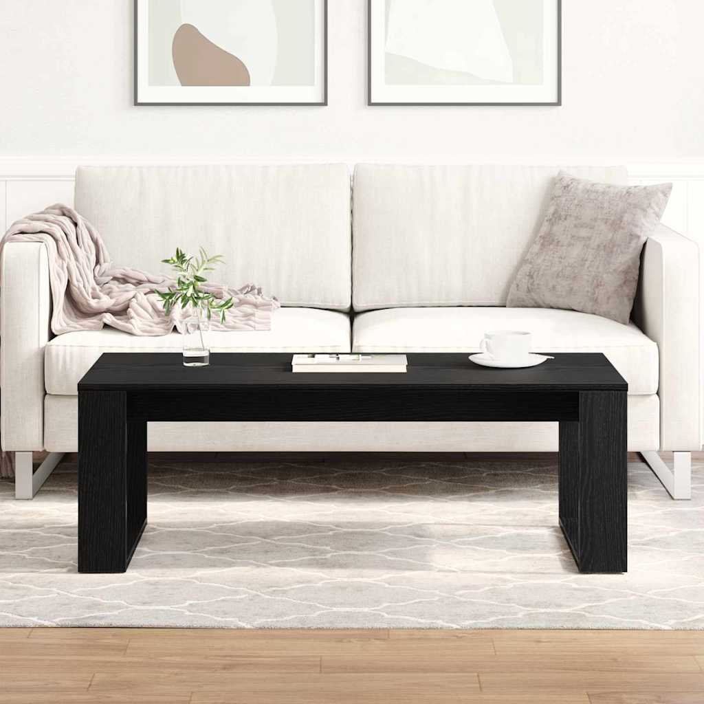 Tavolino da salotto Rovere Nero 102 x 50 x 35 cm | homemem39