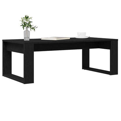 Tavolino da salotto Rovere Nero 102 x 50 x 35 cm | homemem39
