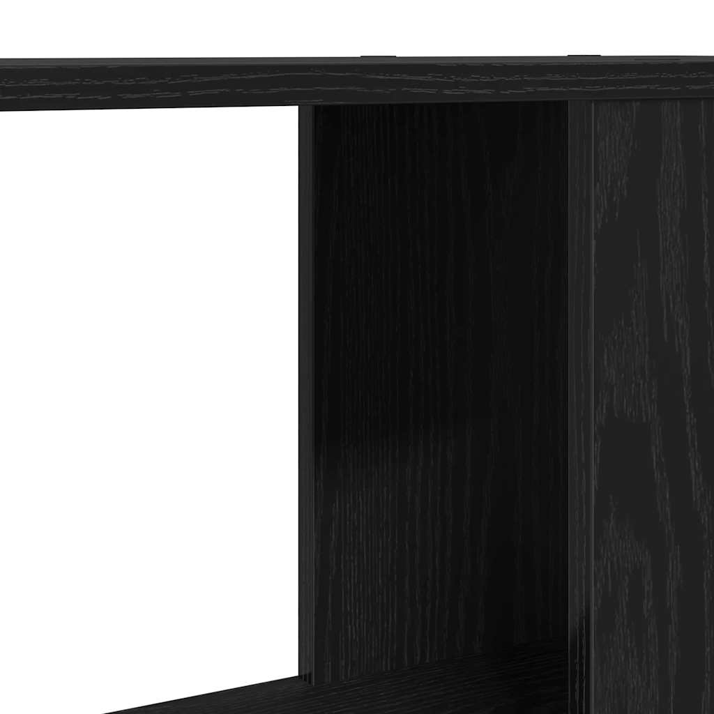 Libreria/Divisorio Rovere Nero 60x24x186 cm | homemem39