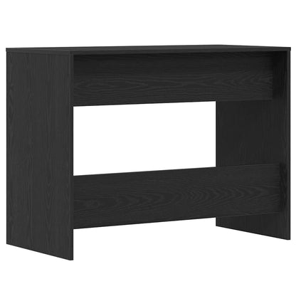 Scrivania Rovere Nero 101x50x76,5 cm in Legno Multistrato | homemem39