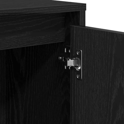 Credenza Nero 102 x 33 x 75 cm Legno multistrato