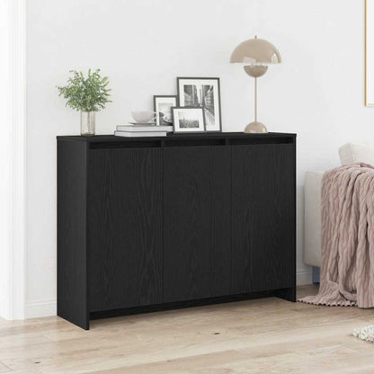 Credenza Nero 102 x 33 x 75 cm Legno multistrato