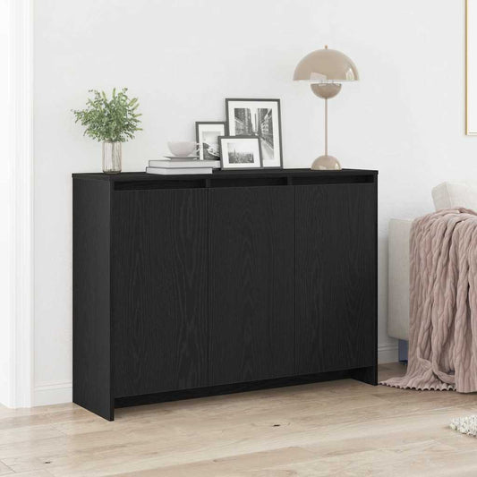 Credenza Nero 102 x 33 x 75 cm Legno multistrato