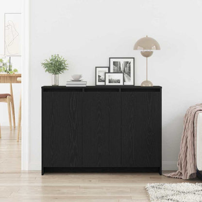 Credenza Nero 102 x 33 x 75 cm Legno multistrato