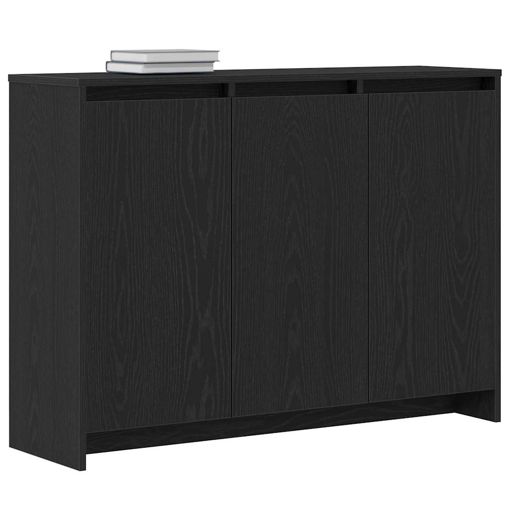 Credenza Nero 102 x 33 x 75 cm Legno multistrato