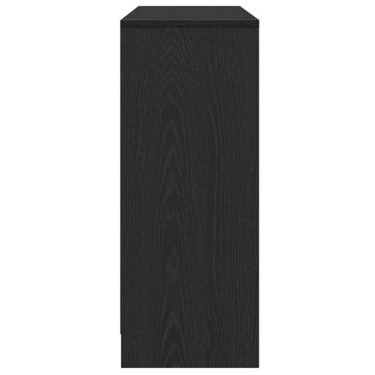 Credenza Nero 102 x 33 x 75 cm Legno multistrato