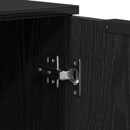 Credenza Nero 60 x 30 x 70 cm Legno multistrato