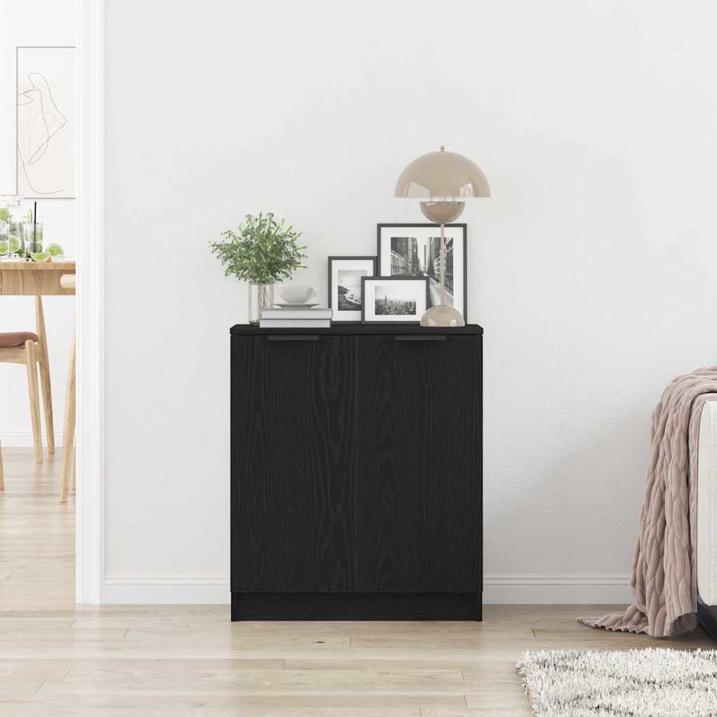 Credenza Nero 60 x 30 x 70 cm Legno multistrato