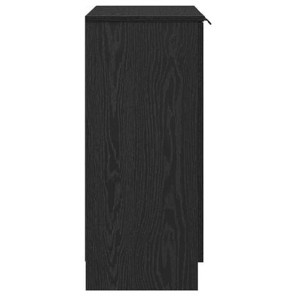Credenza Nero 60 x 30 x 70 cm Legno multistrato