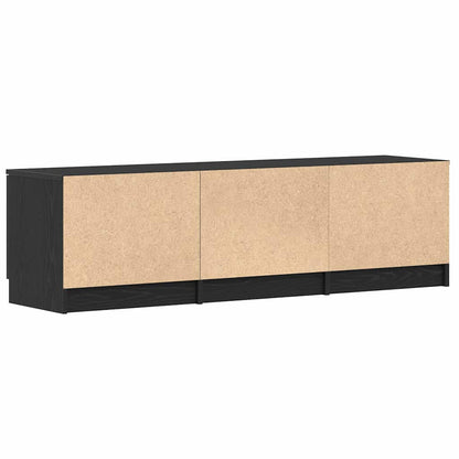 Mobile TV con cassetto Nero 140 x 35 x 40 cm Legno multistrato