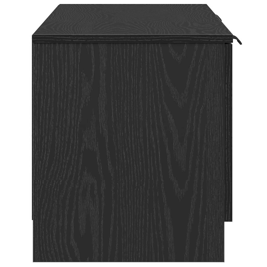 Mobile TV con cassetto Nero 140 x 35 x 40 cm Legno multistrato