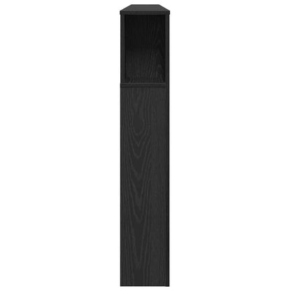 Testata del letto Rovere Nero 180 x 18,5 x 102,5 cm