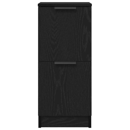 Credenza Rovere nero 30 x 30 x 70 cm Legno multistrato