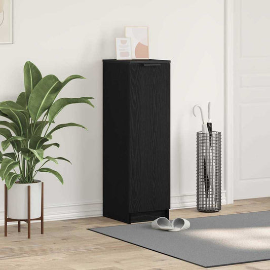 Scarpiera Rovere nero 29.5 x 35 x 101 cm Legno multistrato