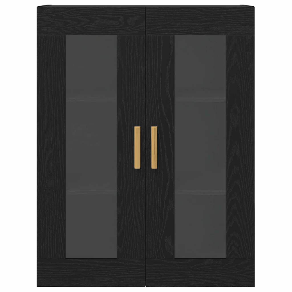 Armadietto a muro Nero legno