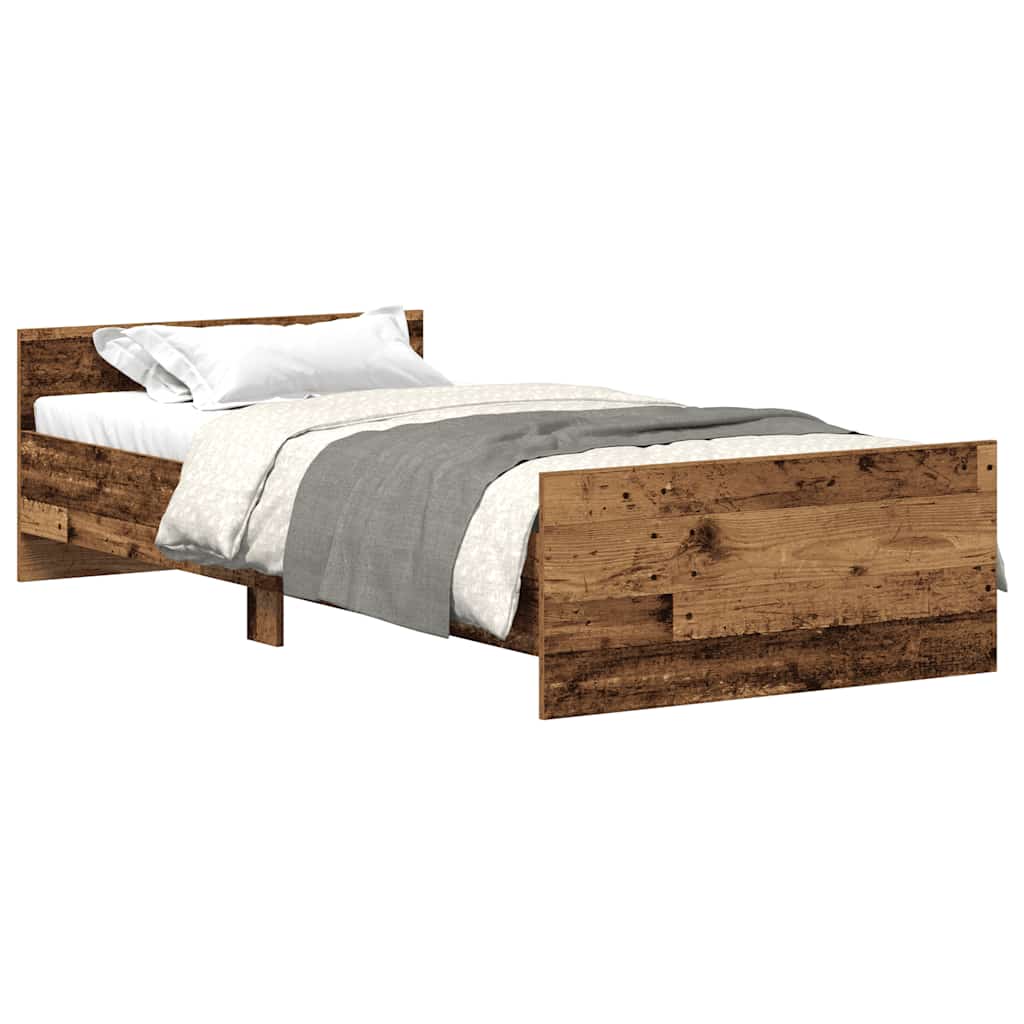 Giroletto senza Materasso Legno Antico 75x190 cm in Truciolato | homemem39