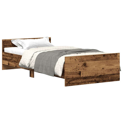 Giroletto senza Materasso Legno Antico 75x190 cm in Truciolato | homemem39