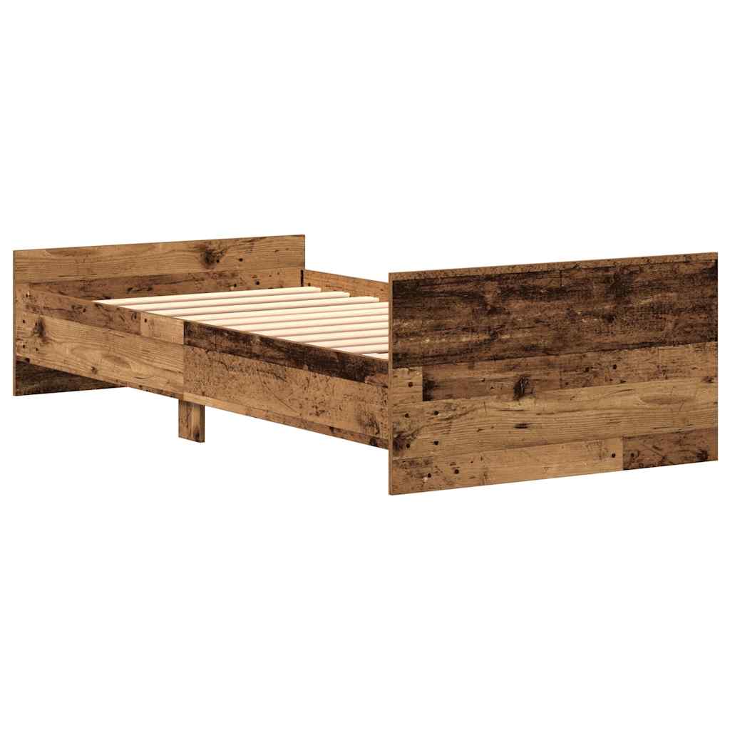 Giroletto senza Materasso Legno Antico 75x190 cm in Truciolato - homemem39