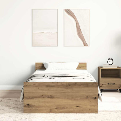 Giroletto senza Materasso Rovere Artigianale 75x190 cm | homemem39