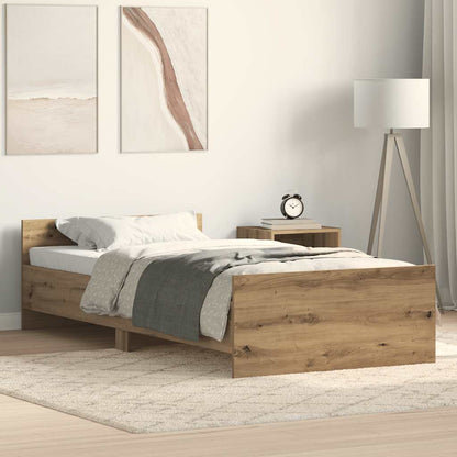 Giroletto senza Materasso Rovere Artigianale 75x190 cm | homemem39