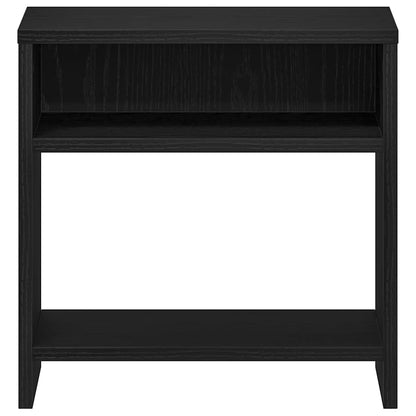 Comodino Rovere Nero 40x30x40 cm in Legno Multistrato - homemem39