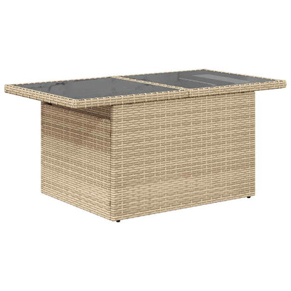 Set Divano da Giardino 6 pz con Cuscini Beige in Polyrattan - homemem39