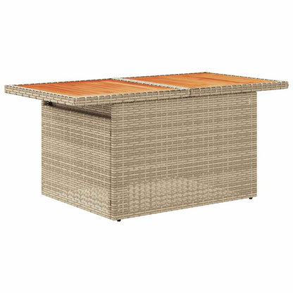 Set Divano da Giardino 8 pz con Cuscini Beige in Polyrattan | homemem39